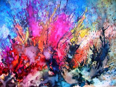 Print of Expressionism Nature Paintings by Athina SuGleri