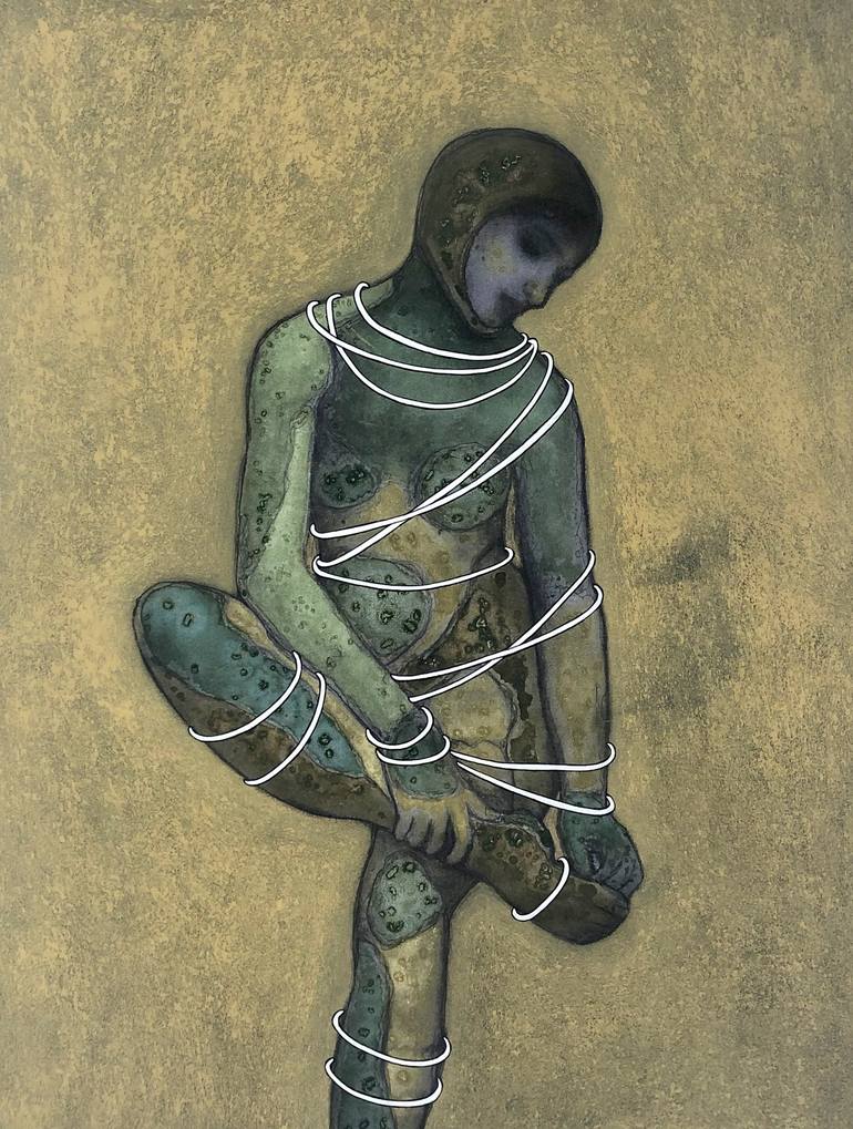 Original Contemporary People Paintings by Nikki Pelaez