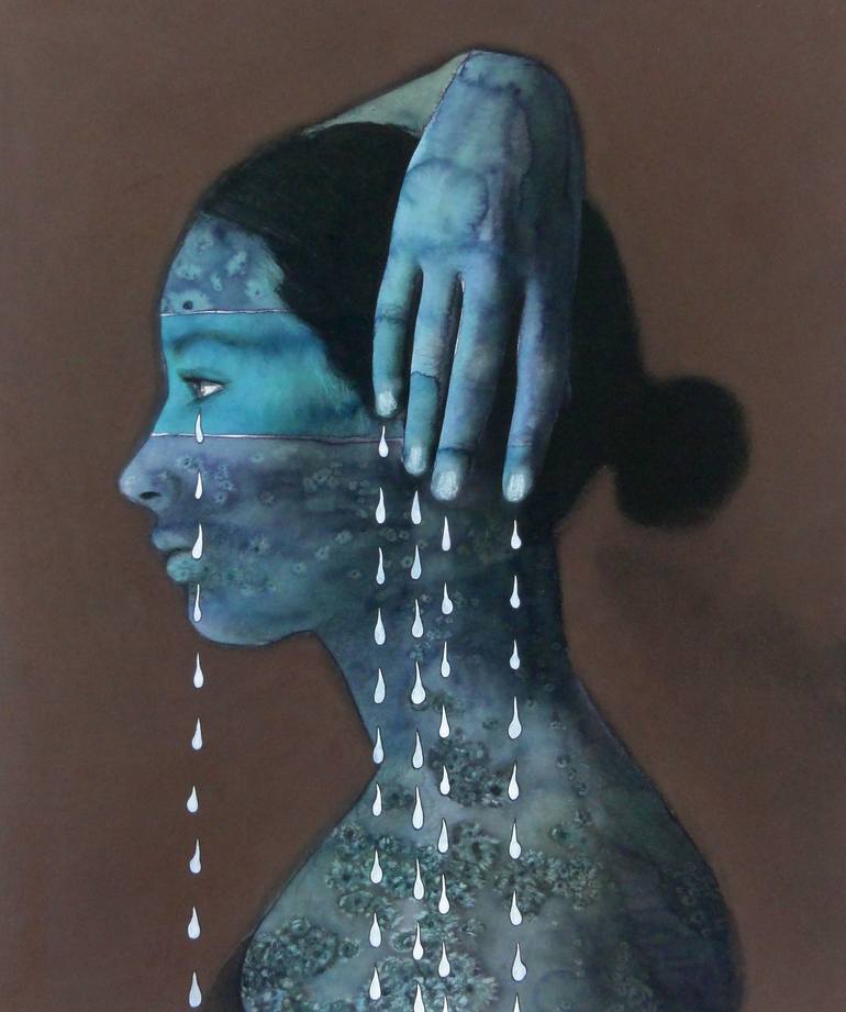 Original Expressionism Women Paintings by Nikki Pelaez