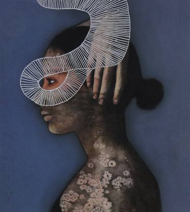 Original Abstract Women Paintings by Nikki Pelaez