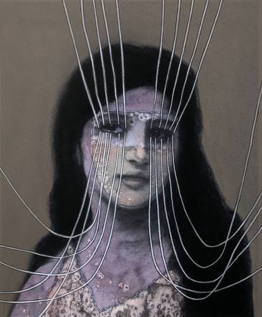 Original Contemporary Women Mixed Media by Nikki Pelaez