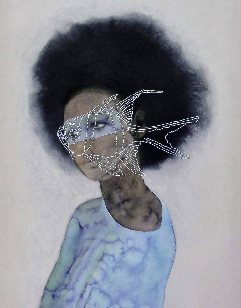 Original Figurative Women Paintings by Nikki Pelaez