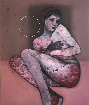 Original Figurative Women Painting by Nikki Pelaez