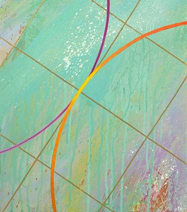 Original Fine Art Abstract Paintings by Kristin Reed