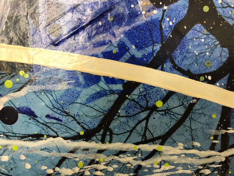 Original Abstract Expressionism Abstract Painting by Kristin Reed
