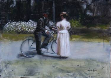 Print of Figurative Bicycle Paintings by Riaan van der Merwe