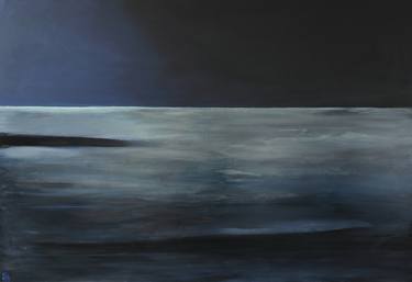 Original Minimalism Seascape Paintings by Ewa Okolowicz