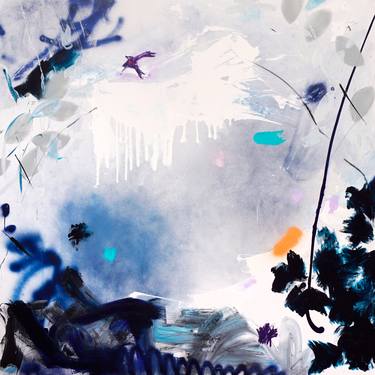 Original Abstract Expressionism Abstract Painting by Alba Escayo
