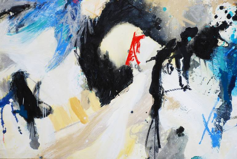 Original Abstract Landscape Painting by Alba Escayo