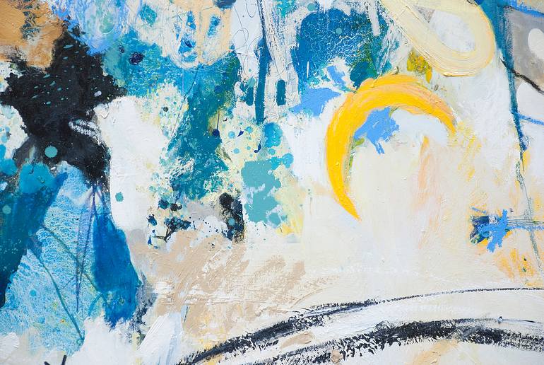 Original Abstract Landscape Painting by Alba Escayo