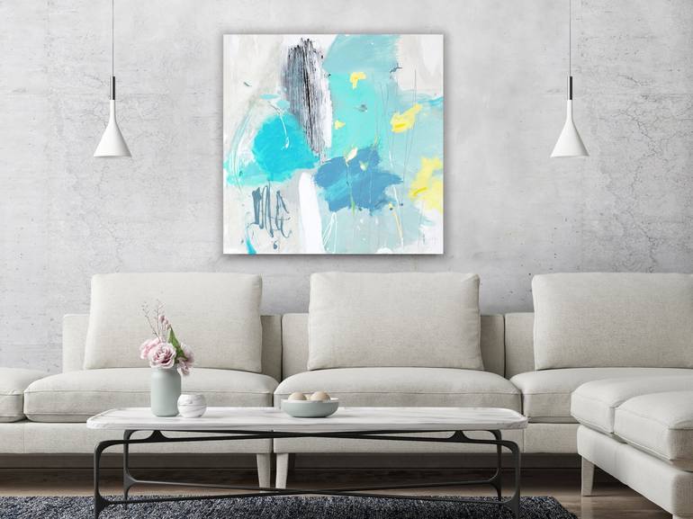 Original Abstract Expressionism Abstract Painting by Alba Escayo