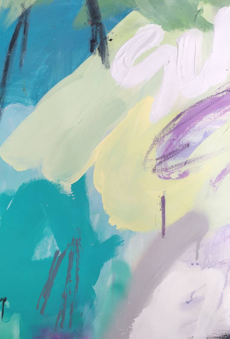Original Abstract Landscape Painting by Alba Escayo