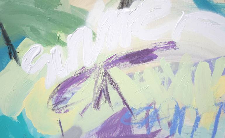 Original Abstract Landscape Painting by Alba Escayo