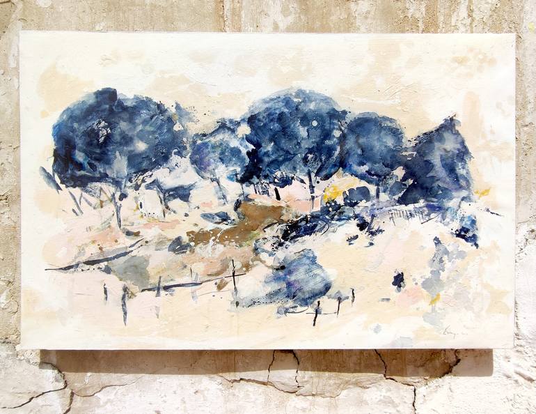 Original Expressionism Landscape Painting by Alba Escayo