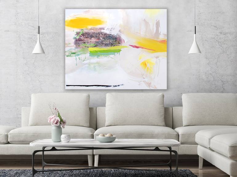 Original Abstract Landscape Painting by Alba Escayo