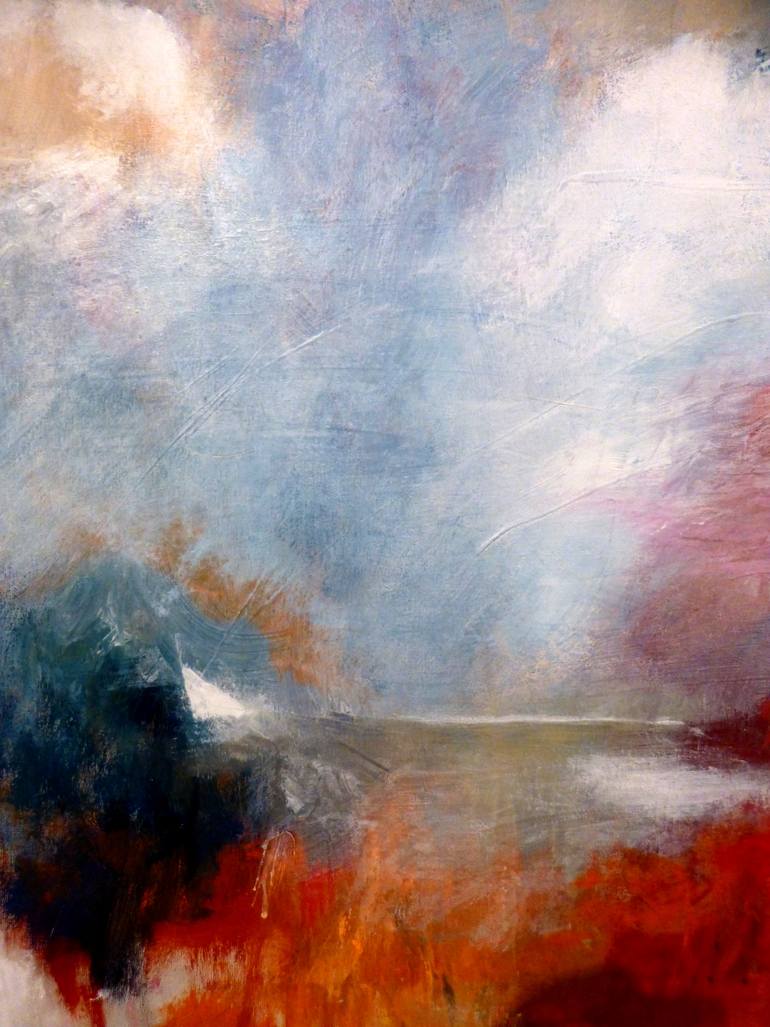 Original Abstract Landscape Painting by Conceição Rhodes
