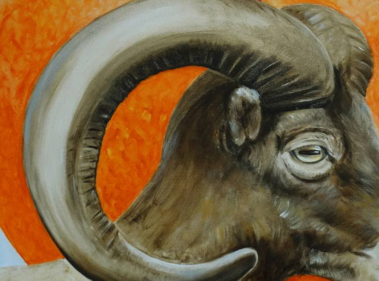 Original Abstract Animal Painting by Dariusz Glowacki