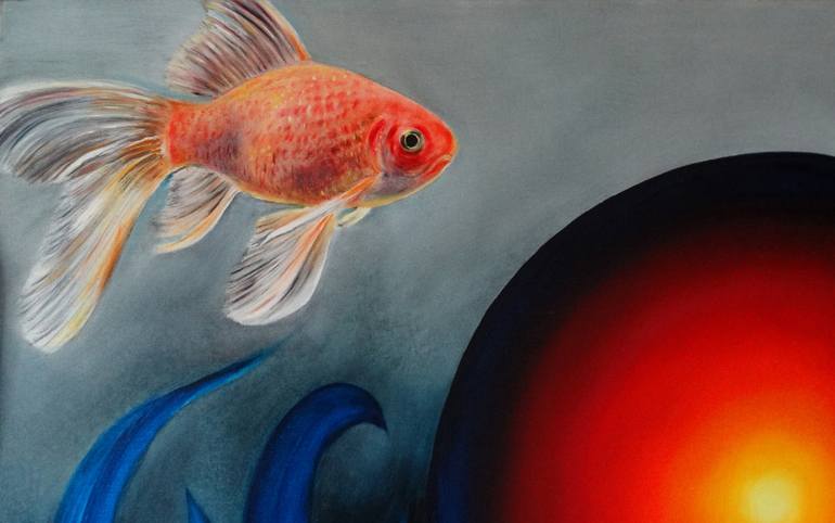 Original Fish Painting by Dariusz Glowacki