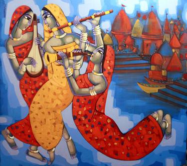 Original Music Paintings by Sekhar Roy