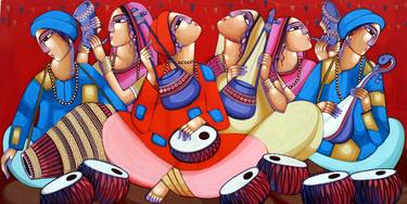 Original Music Paintings by Sekhar Roy