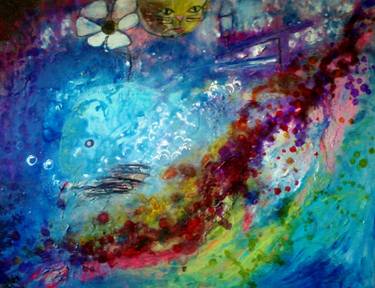 Original Abstract Mixed Media by Sheri Salin