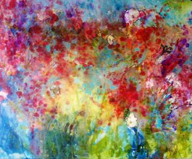 Print of Abstract Expressionism Garden Paintings by Sheri Salin