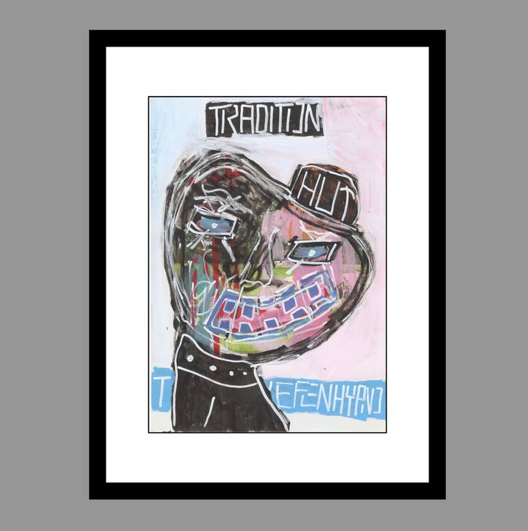 Original Abstract Pop Culture/Celebrity Drawing by Oliver Orthuber