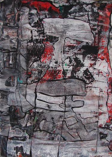 Original Abstract Expressionism Abstract Paintings by Oliver Orthuber