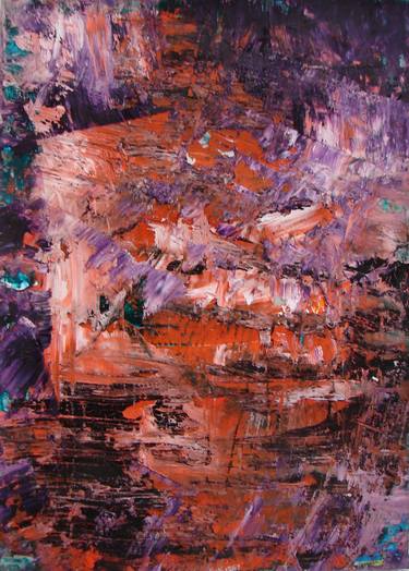 Original Abstract Expressionism Abstract Paintings by Oliver Orthuber