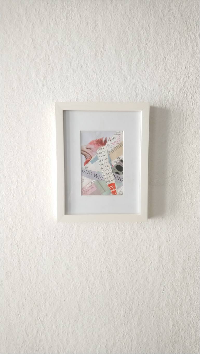 Original Abstract Expressionism Abstract Collage by Oliver Orthuber