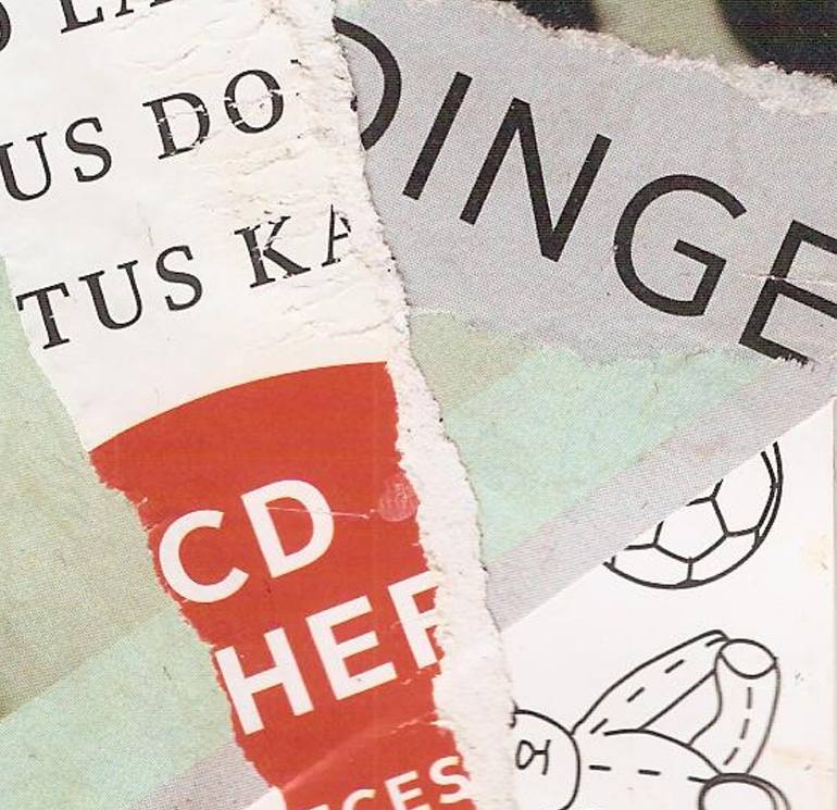 Original Abstract Expressionism Abstract Collage by Oliver Orthuber