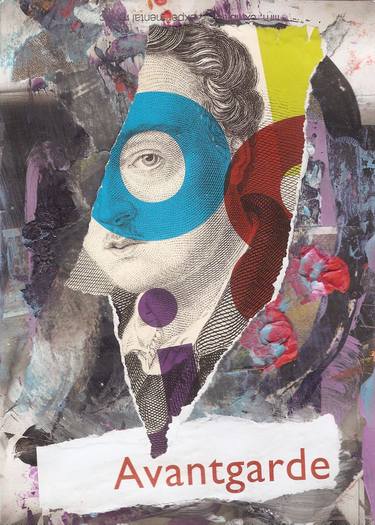 Original Abstract Collage by Oliver Orthuber