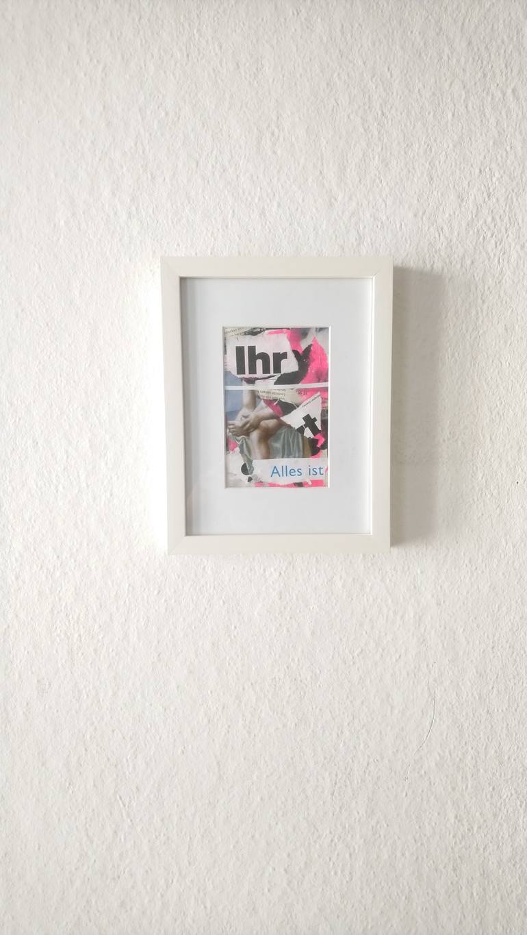 Original Abstract Expressionism Abstract Collage by Oliver Orthuber