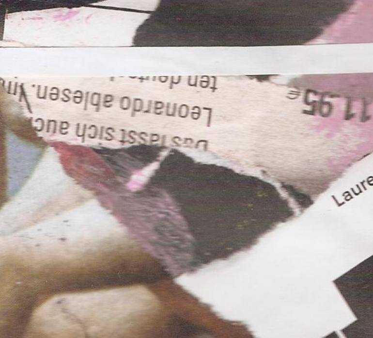 Original Abstract Expressionism Abstract Collage by Oliver Orthuber