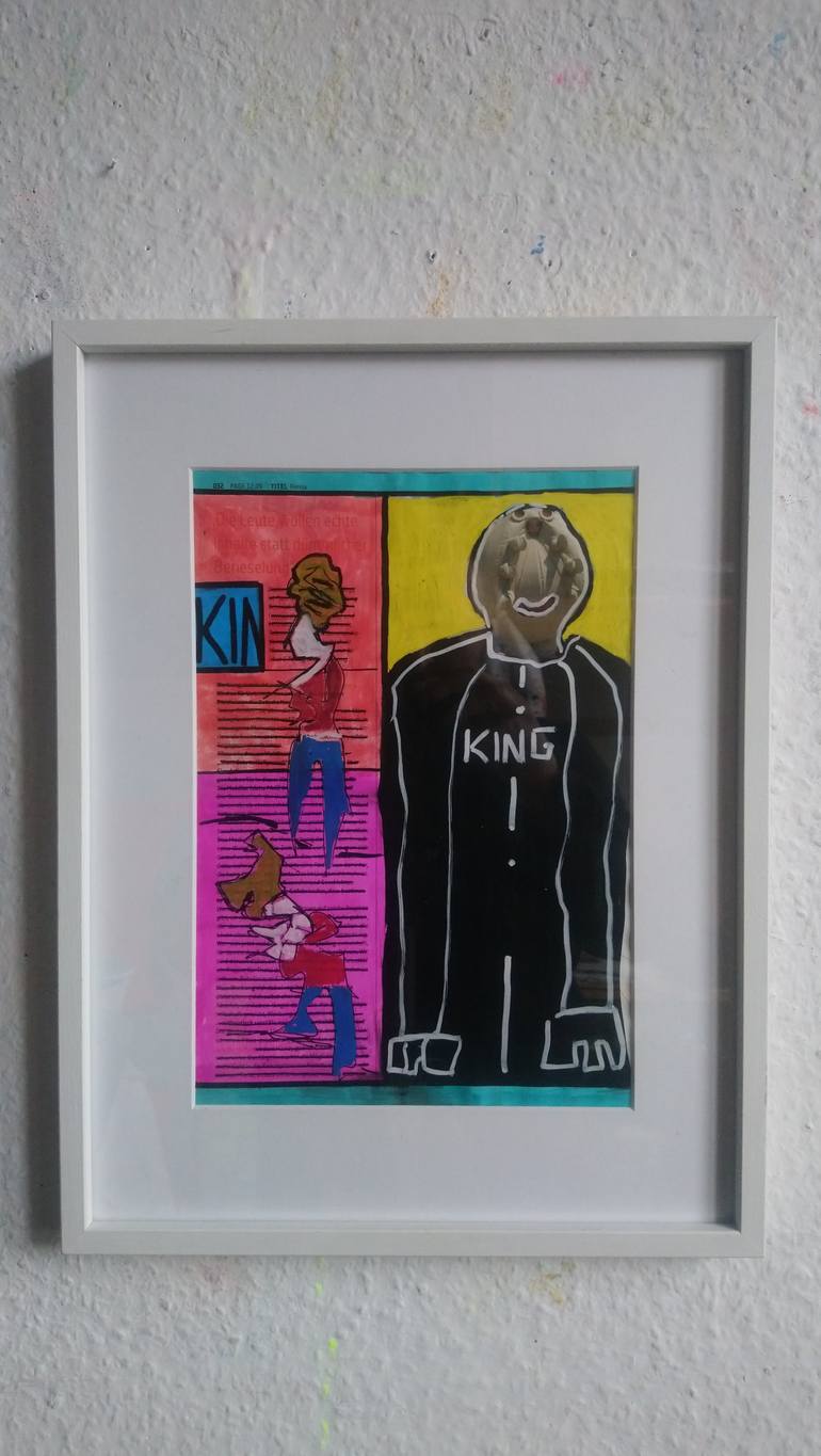 Original Abstract Expressionism Abstract Drawing by Oliver Orthuber