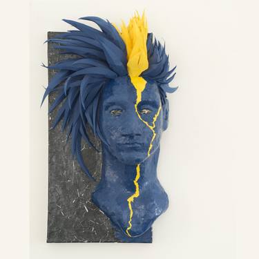 Original Figurative Men Sculpture by Chris Wilcox