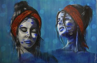 Original Abstract Women Paintings by Songul Terlemez