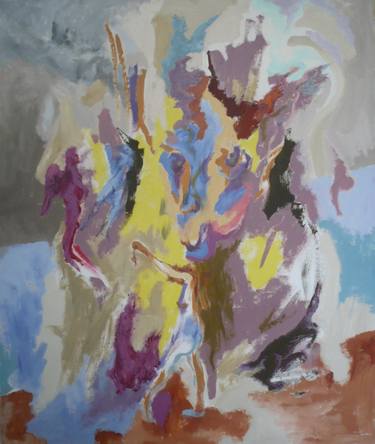Original Abstract People Paintings by laura milani