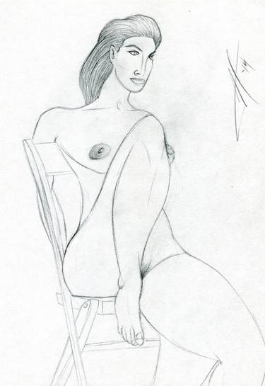 Original Nude Drawings by Frank Illo