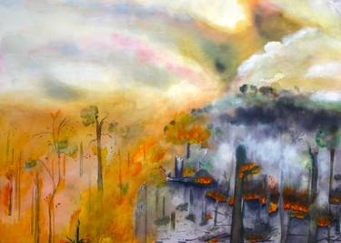 Original Conceptual Seasons Paintings by Vijay Kiyawat