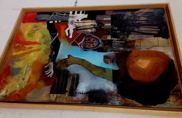 Original Expressionism Animal Painting by David Joly