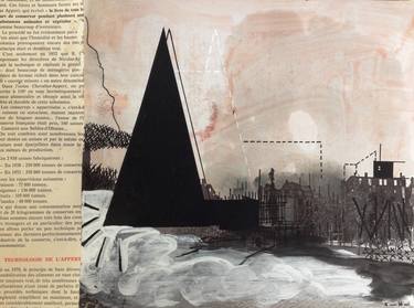 Original Abstract Expressionism Architecture Drawings by David Joly