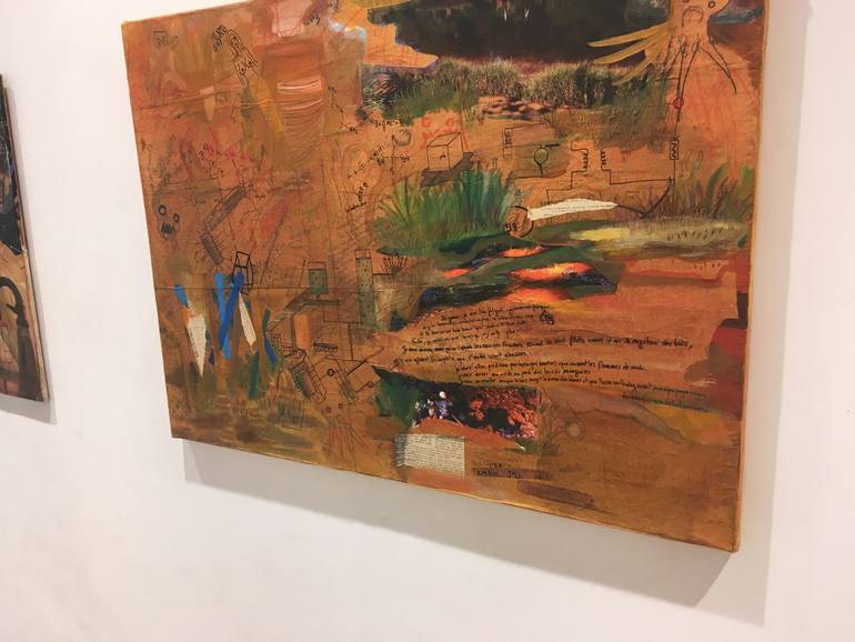 Original Abstract Expressionism Abstract Painting by David Joly