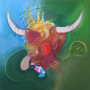 Original Abstract Expressionism Animal Paintings by David Joly