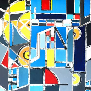 Print of Abstract Geometric Paintings by Lola Fischer