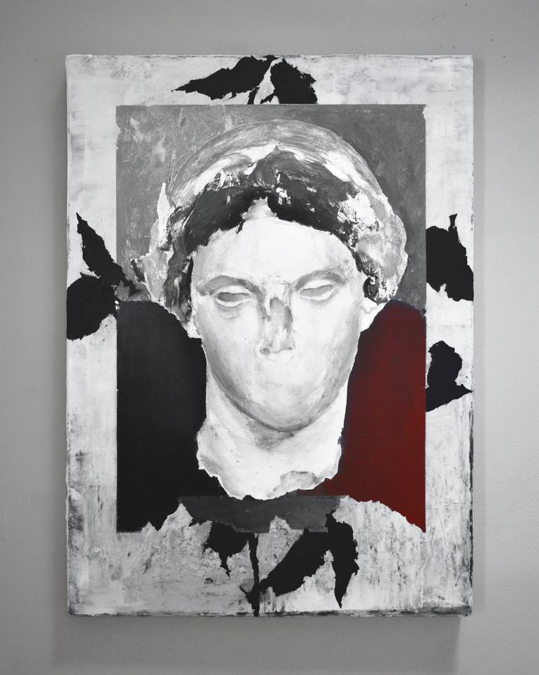 Original Expressionism People Painting by Michał Janowski