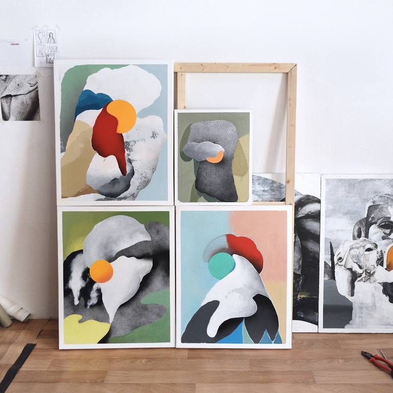 Original Abstract Nature Painting by Michał Janowski