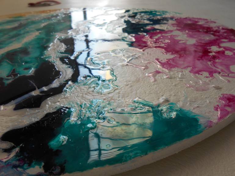 Original Abstract Nature Painting by Karin Kralova