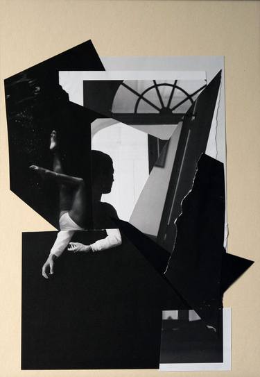 Original Abstract Collage by James Saint Claire