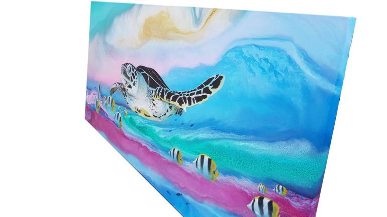 Original Seascape Painting by Angel  Ortiz